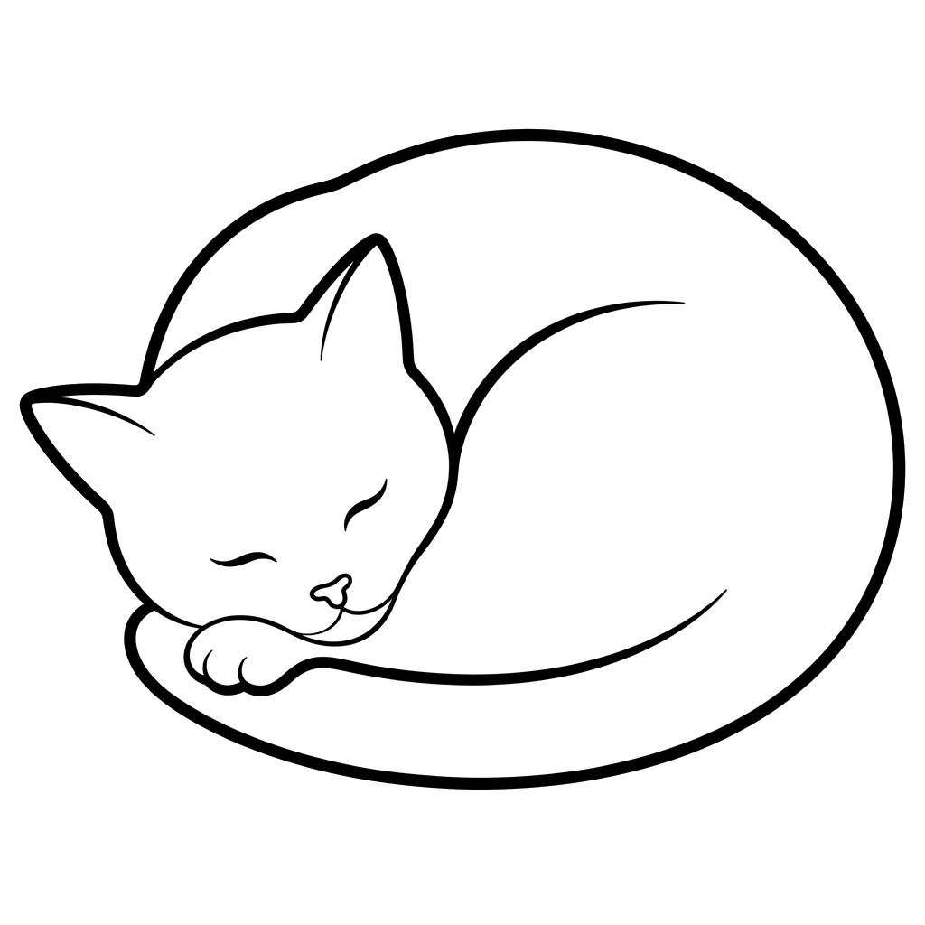 Sleeping cat mascot beside the journal preview